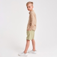 Шорты-бермуды детские MINAKU: Cotton collection цвет зелёный, рост 122 Шорты-бермуды детские MINAKU: Cotton collection цвет зелёный, рост 122