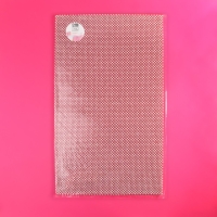 Жемчуг со стразами термоклеевой, 40 &times; 24 см, цвет белый