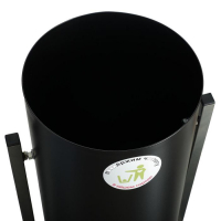 Урна уличная "Круг" 18 л, черная, бак 0,5 мм, 54 х 31 х 31 см Урна уличная "Круг" 18 л, черная, бак 0,5 мм, 54 х 31 х 31 см