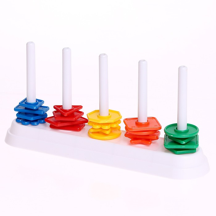 Обучающий набор «Умная пирамидка», звенья, задания, основа, по методике Монтессори Обучающий набор «Умная пирамидка», звенья, задания, основа, по методике Монтессори