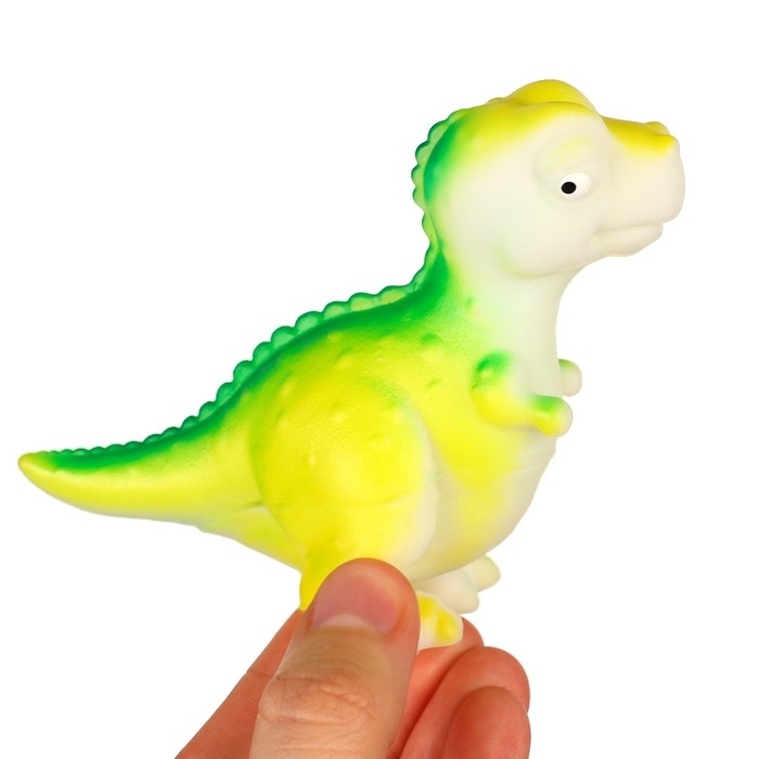 Набор резиновых игрушек для ванны &laquo;Динозаврики&raquo;, 10 см, с пищалкой, 5 шт, Крошка Я