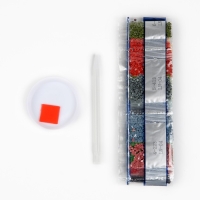 Алмазная мозаика с частичным заполнением на холсте &laquo;Девушка с драконом&raquo;, 20 х 30 см