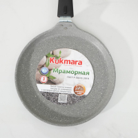 Сковорода блинная, d=22 см, пластиковая ручка, антипригарное покрытие, цвет светлый мрамор Сковорода блинная, d=22 см, пластиковая ручка, антипригарное покрытие, цвет светлый мрамор