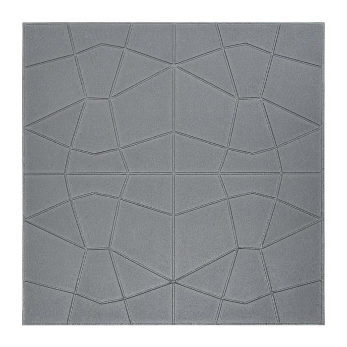 Самоклеящаяся ПВХ панель Самоклеящаяся ПВХ панель "Серая паутина" 70*70см