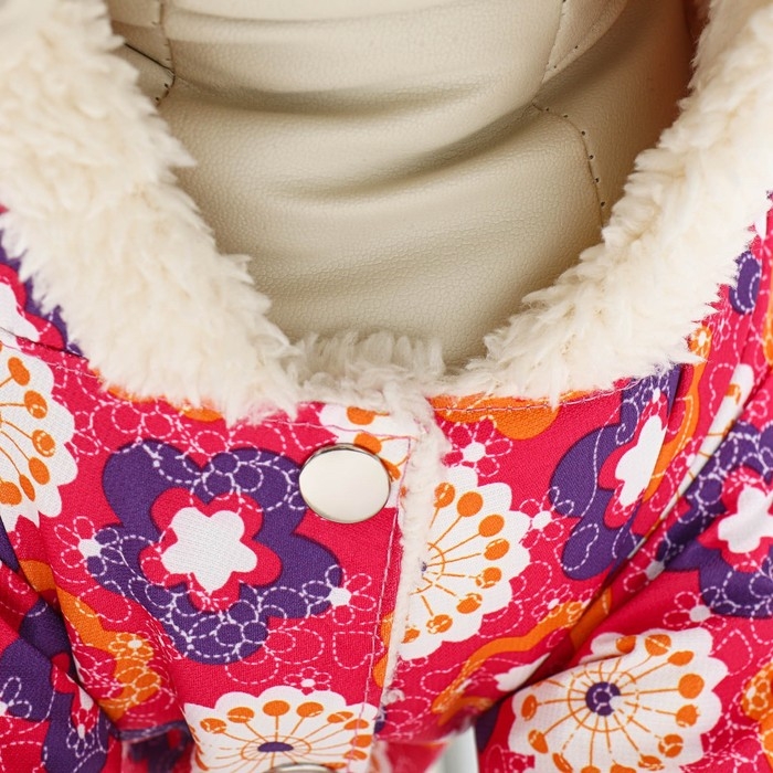 Куртка для животных, мембранная ткань + иск. мех, размер S Куртка для животных, мембранная ткань + иск. мех, размер S