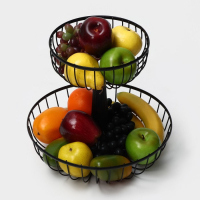 Фруктовница Доляна &laquo;Эстетика&raquo;, 33&times;33&times;30,5 см, цвет чёрный