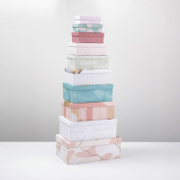 Набор коробок 10 в 1, упаковка подарочная, &laquo;GIRL&raquo;, 12 х 7 х 4 - 32.5 х 20 х 12.5 см