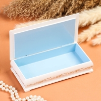 Шкатулка - купюрница &laquo;100$&raquo;, белая, 8,5&times;17 см, лаковая миниатюра