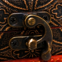 Шкатулка сундучок дерево "Цветы в круге" 7,5х9,8х8,5 см Шкатулка сундучок дерево "Цветы в круге" 7,5х9,8х8,5 см