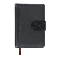 Ежедневник недатированный А6, 120 листов в клетку, тонированный срез, с хлястиком, обложка ПВХ, МИКС Ежедневник недатированный А6, 120 листов в клетку, тонированный срез, с хлястиком, обложка ПВХ, МИКС