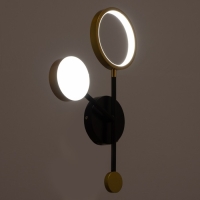 Бра 2291/2L LED 30Вт 3000-6000К черно-золотой 45.5х27х6 см
