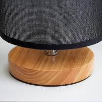 Лампа настольная 16494/1BK E27 40Вт черный 13,5х13,5х28 см RISALUX