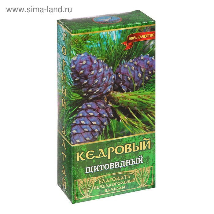 Бальзам безалкогольный Бальзам безалкогольный "Кедровый" щитовидный, 250 мл