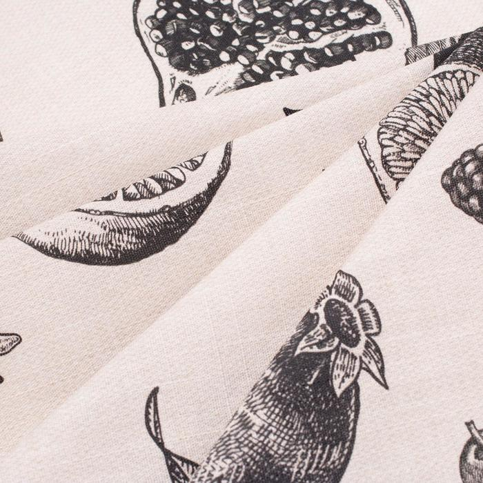 Скатерть Этель Healthy life 220х147 см, 100% хлопок, репс 210 г/м2 Скатерть Этель Healthy life 220х147 см, 100% хлопок, репс 210 г/м2