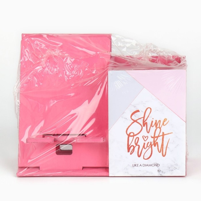 Органайзер для канцелярии с подставкой под телефон &laquo;Shine bright&raquo;