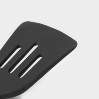 Лопатка с прорезями Доляна &laquo;Брауни&raquo;, 32&times;7 см, цвет серый/бежевый