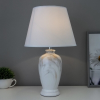 Лампа настольная "Ильмрамор" 1хЕ27 40Вт бежевый 25х25х42 см RISALUX Лампа настольная "Ильмрамор" 1хЕ27 40Вт бежевый 25х25х42 см RISALUX