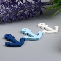 Декор для творчества дерево "Якорь" (набор 20 шт) 13х10 см Декор для творчества дерево "Якорь" (набор 20 шт) 13х10 см