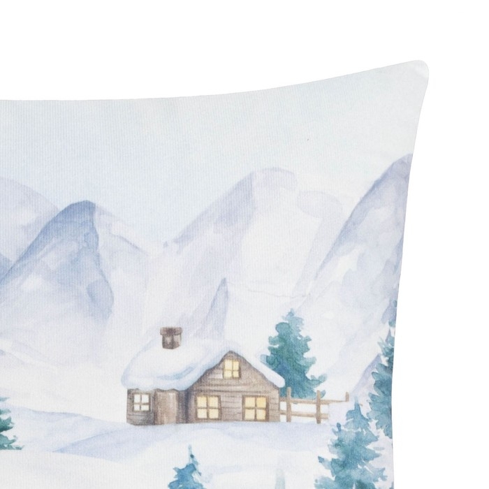 Чехол на подушку Этель Чехол на подушку Этель "Зима", 40*40 см, 100 п/э, велюр