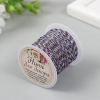 Нить декоративная для творчества "Люрекс" намотка 15 метров МИКС Нить декоративная для творчества "Люрекс" намотка 15 метров МИКС