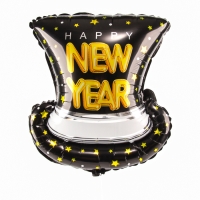 Шар фольгированный 25" &laquo;Новогодняя шляпа&raquo;