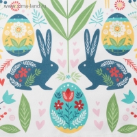 Полотенце "Пасхальная скандинавия" 40х73 см, 100% хл, саржа 190 гр/м2