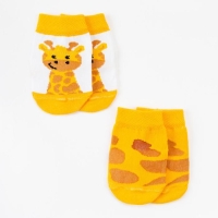 Набор носков Крошка Я &laquo;Жираф&raquo;, 2 пары, 8-10 см