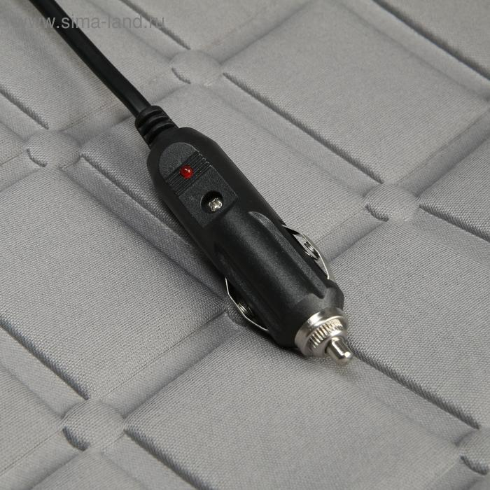 Накидка с подогревом TORSO, 12 В, регулятор, 95&times;50 см, провод 130 см, серый