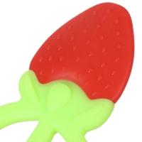 Прорезыватель силиконовый «Клубничка», Крошка Я Прорезыватель силиконовый «Клубничка», Крошка Я