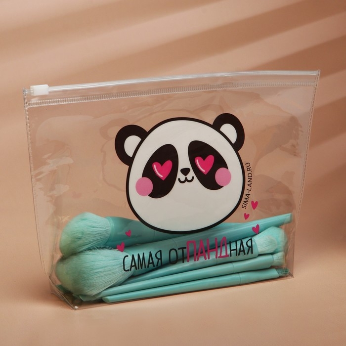 Косметичка из прозрачного PVC 21 х2 х14 см &laquo;Самая отПАНДная&raquo;