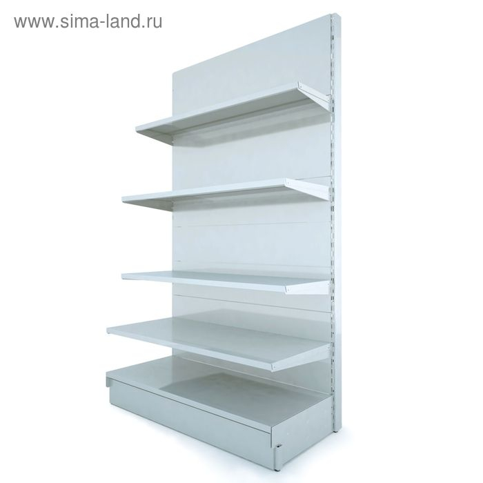 Панель для стеллажа, 35&times;125 см, цвет белый