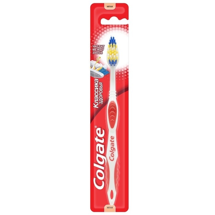 Зубная щётка Colgate «Классика здоровья», мягкая Зубная щётка Colgate «Классика здоровья», мягкая