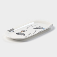 Блюдо овальное фарфоровое &laquo;Винни Пух&raquo;, 25&times;11,5 см