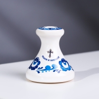 Подсвечник конус "Гжель", керамика Подсвечник конус "Гжель", керамика