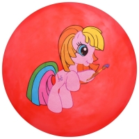 Мяч детский «Единороги», d=22 см, 60 г, цвет МИКС Мяч детский «Единороги», d=22 см, 60 г, цвет МИКС