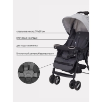 Коляска прогулочная детская RANT basic &laquo;UNO&raquo;, складывается в трость, цвет Soft Grey
