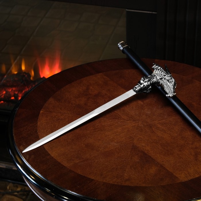 Сувенирное изделие Трость с кинжалом, клинок 31см, длина 86см