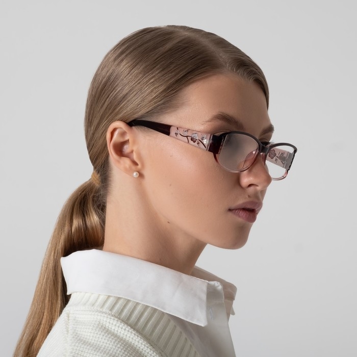 Готовые очки Восток 6621, цвет бордовый, +0,75 Готовые очки Восток 6621, цвет бордовый, +0,75