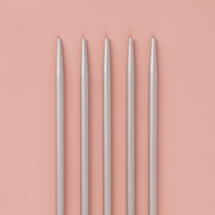 Спицы для вязания, чулочные, с тефлоновым покрытием, d = 2,5 мм, 20 см, 5 шт