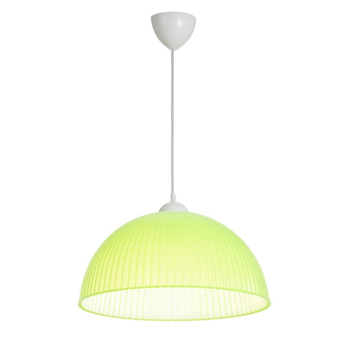 Люстра BayerLux Подвес BayerLuxная "Волна" E27 40Вт салатовый 40х40х18(+60)см