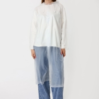 Дождевик взрослый плащ «терПИТЕРпи», размер 42-48, цвет белый Дождевик взрослый плащ «терПИТЕРпи», размер 42-48, цвет белый