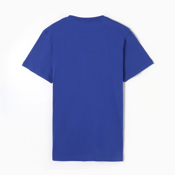 Футболка мужская, цвет индиго, размер 48