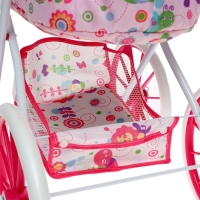 Коляска для кукол универсальная, с корзиной, сумкой, металлический каркас Коляска для кукол универсальная, с корзиной, сумкой, металлический каркас