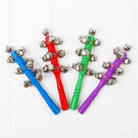 Погремушка с бубенцами &laquo;Весёлое настроение&raquo;, цвета МИКС