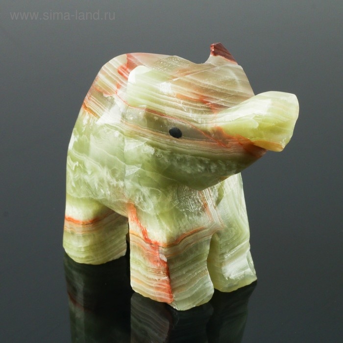 Сувенир &laquo;Слон&raquo;, 6,3 см, оникс