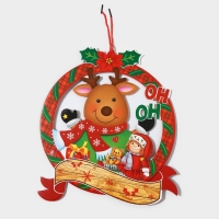 Декоративное украшение (подвеска) "Merry Christmas" 36,5х31,5 см Декоративное украшение (подвеска) "Merry Christmas" 36,5х31,5 см