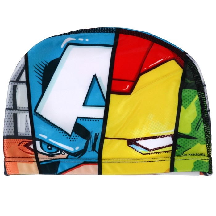 Набор детский «Мстители», в комплекте шапка, очки для плавания, мешок Набор детский «Мстители», в комплекте шапка, очки для плавания, мешок