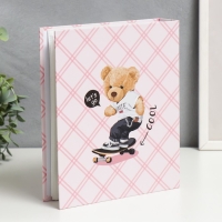 Фотоальбом на 80 фото 10х15 см "Мишка в кресле" в коробке МИКС 23х5х19 см