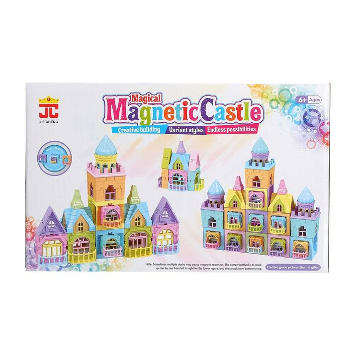 Магнитный конструктор &laquo;Замок&raquo;, 70 деталей