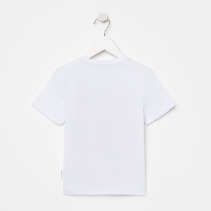 Футболка детская Человек-Паук, рост 110-116, белый